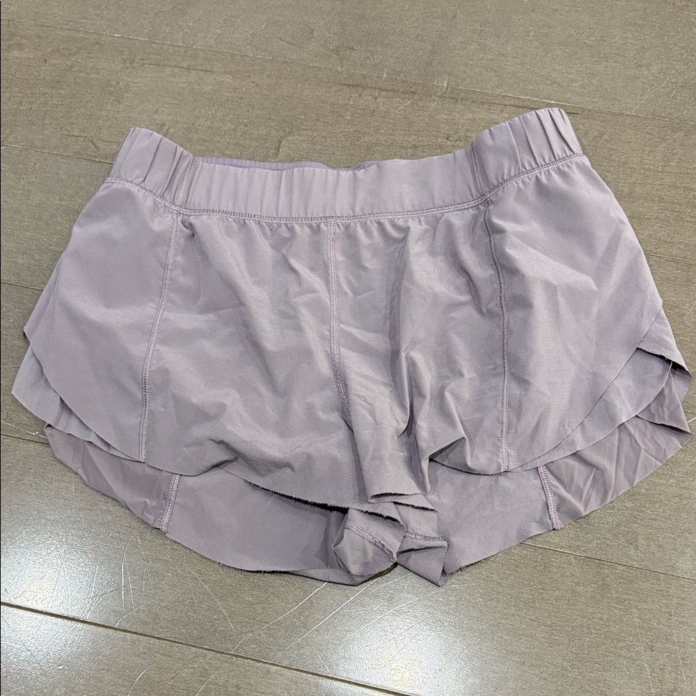 lululemon athletica Light Purple Athletic Shorts Sz 8 no tags